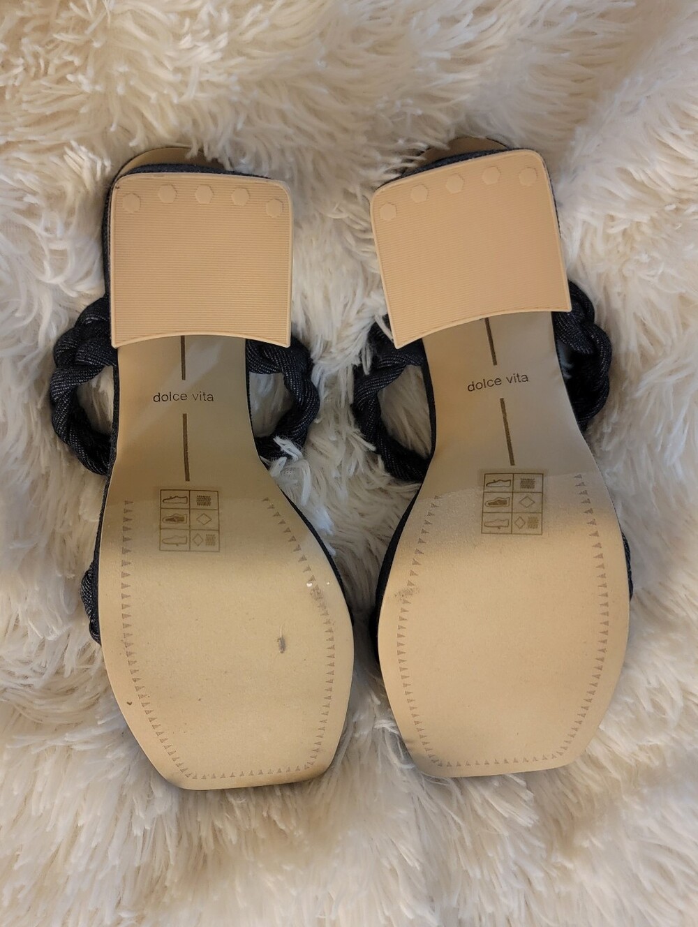 🆕️👡DOLCE VITA ashby heels in Indigo Denim, Sz 8-1/2 - Picture 8 of 8